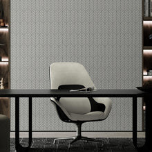 Carregar imagem no visualizador da galeria, Modern Lines Wallpaper. Geometric Shape Motif Pattern. #6674
