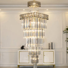 Carregar imagem no visualizador da galeria, Luxurious Smoky Elegance Crystal Chandelier
