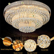 Carregar imagem no visualizador da galeria, Multi Tier Contemporary Crystal LED Chandelier
