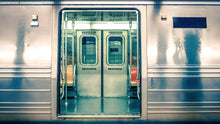 Cargar imagen en el visor de la galería, Subway Train Wall Mural Wallpaper. Urban NYC Decor. #6775
