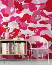 Load image into Gallery viewer, Bape Camo Wallpaper Mural. Green Camo Streetwear Hype Beast Aesthetics. #6662
