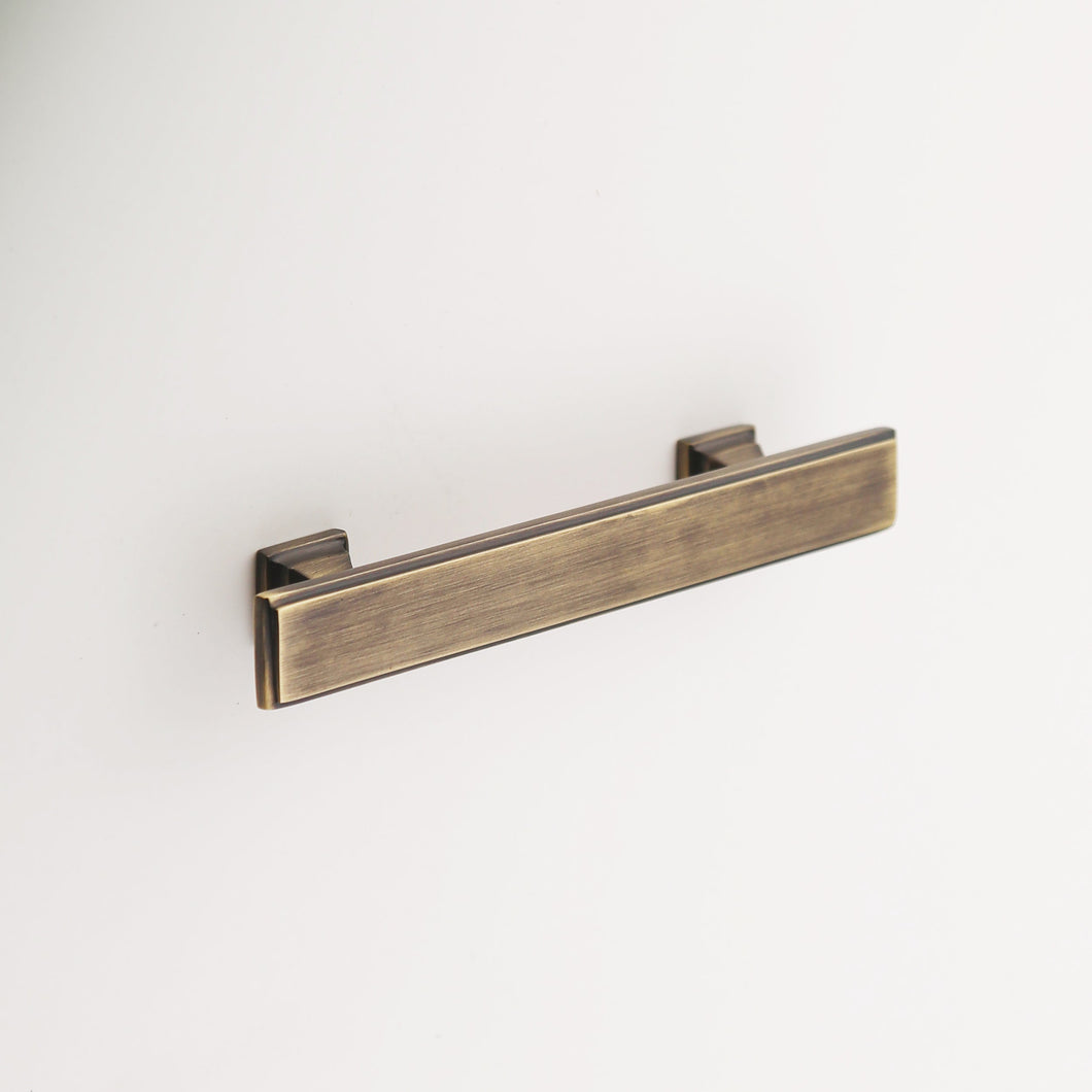 Irene Solid Brass Drawer Pull - 4 Inch Centers