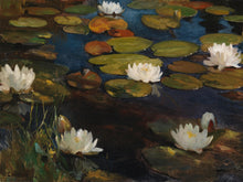 Carregar imagem no visualizador da galeria, Albert Edelfelt Water Lilies Painting Wallpaper Mural. #6963
