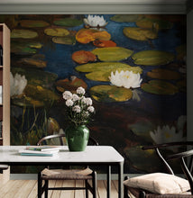 Carregar imagem no visualizador da galeria, Albert Edelfelt Water Lilies Painting Wallpaper Mural. #6963
