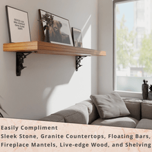 Cargar imagen en el visor de la galería, BillFish Heavy Duty Steel Brackets for Shelving
