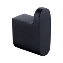Load image into Gallery viewer, Luxurious 4-Piece Brass Matte Black Bathroom Hardware Set: Towel Bar, Towel Ring, Toilet Paper Holder, Robe Hook, and Tower Holder - Wall Mounted
