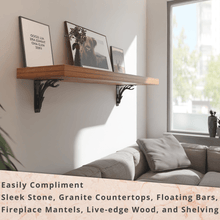 Load image into Gallery viewer, Elk Lodge Heavy Duty Steel Brackets for Shelving
