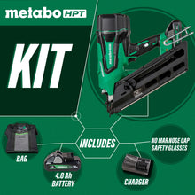 Carregar imagem no visualizador da galeria, Metabo HPT NR1890DCSTM 18V MultiVolt Cordless 3-1/2" Paper Tape Framing Nailer
