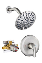 Load image into Gallery viewer, 6 In. 6-Spray Balancing Shower Head Shower Faucet
