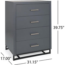 Load image into Gallery viewer, 4 DRAWER CHEST
