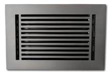 Carregar imagem no visualizador da galeria, Cast Aluminum Linear Bar Vent Covers - Carbon Gray
