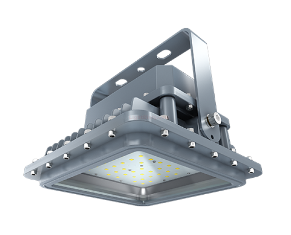 60 Watt LED Explosion Proof Flood Light, D Series, 5000K Non Dimmable, 13500LM, AC100-277V-IP66