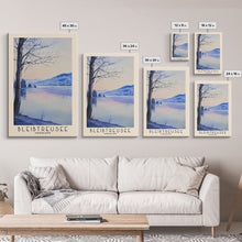 Load image into Gallery viewer, Bleibtreusee, Germany Watercolor Beach Print, Vacation Gift, Germany Wall Art, Beach Painting, Beach Decor, Beach Painting
