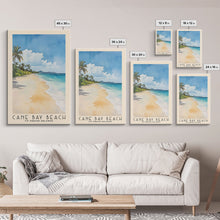 Load image into Gallery viewer, Cane Bay Beach, US Virgin islands Watercolor Beach Print, Vacation Gift, US Virgin islands Wall Art, Beach Painting, Beach Decor, Beach Painting
