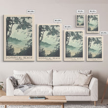 Load image into Gallery viewer, Dominical Beach, Costa Rica Watercolor Beach Print, Vacation Gift, Costa Rica Wall Art, Beach Painting, Beach Decor, Beach Painting
