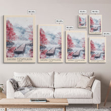 Cargar imagen en el visor de la galería, Sakurai Futamigaura, Japan Watercolor Beach Print, Vacation Gift, Japan Wall Art, Beach Painting, Beach Decor, Beach Painting
