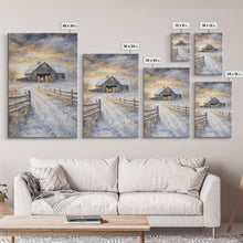 Carregar imagem no visualizador da galeria, Fall Decor, Barn Amongst The Falling Leaves, Farmhouse Decor, Fall Art, Autumn Decor, Thanksgiving Seasonal Wall Art
