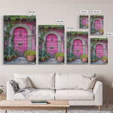 Cargar imagen en el visor de la galería, Change456 Architecture Print, 19th Century Architecture Photography, Mexico City Wall Art, Wood Framed Canvas Print
