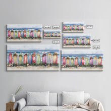 Cargar imagen en el visor de la galería, Christmas beach art, tropical Christmas decor, Christmas wall art, canvas print, beach Christmas decor, holiday wall art
