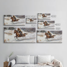 Carregar imagem no visualizador da galeria, Autumn harvest Framed Canvas Print of a woman in a field with pumpkins, seasonal wall decor and farmhouse accents for a cozy autumn ambiance
