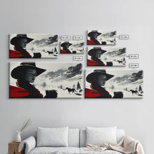 Load image into Gallery viewer, Cozy Cottage in Misty Autumn Countryside Framed Canvas Print, Perfect Rustic Artwork to Bring Warmth and Tranquility Into Your Home
