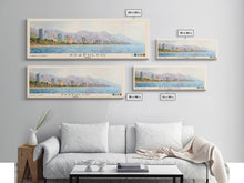 Load image into Gallery viewer, Acapulco, Chile Watercolor Beach Print, Vacation Gift, Chile Wall Art, Beach Painting, Beach Decor, Beach Painting
