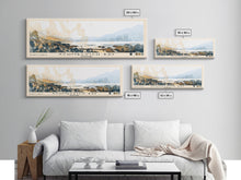 Load image into Gallery viewer, Achmelvich Bay, Scotland Watercolor Print, Vacation Gift, Scotland Wall Art, Beach Painting, Beach Decor, Large Wall Art, Wood Frame Art

