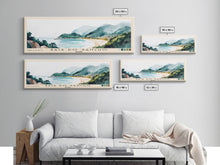 Load image into Gallery viewer, Baía do Sancho, Brazil Watercolor Beach Print, Vacation Gift, Brazil Wall Art, Beach Painting, Beach Decor, Beach Painting
