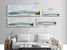 Load image into Gallery viewer, Bequia Island, Saint Vincent and the Grenadines Watercolor Beach Print, Vacation Gift, Saint Vincent and the Grenadines Wall Art, Beach Painting, Beach Decor, Beach Painting
