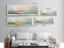 Load image into Gallery viewer, Block Island, Rhode Island,United States Watercolor Print, Vacation Gift, Rhode Island,United States Wall Art, Beach Painting, Beach Decor, Large Wall Art, Wood Frame Art
