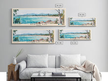 Load image into Gallery viewer, Byron Bay, Australia Watercolor Beach Print, Vacation Gift, Australia Wall Art, Beach Painting, Beach Decor, Beach Painting
