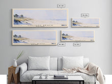 Load image into Gallery viewer, Coligny Beach, South Carolina Watercolor Print, Vacation Gift, South Carolina Wall Art, Beach Painting, Beach Decor, Large Wall Art, Wood Frame Art
