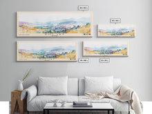 Load image into Gallery viewer, Doc Let, Vietnam Watercolor Print, Vacation Gift, Vietnam Wall Art, Beach Painting, Beach Decor, Large Wall Art, Wood Frame Art
