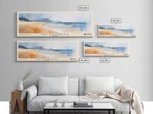 Load image into Gallery viewer, Falassarna, Greece Watercolor Beach Print, Vacation Gift, Greece Wall Art, Beach Painting, Beach Decor, Beach Painting
