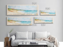 Load image into Gallery viewer, Folkestone Beach, Barbados Watercolor Beach Print, Vacation Gift, Barbados Wall Art, Beach Painting, Beach Decor, Beach Painting
