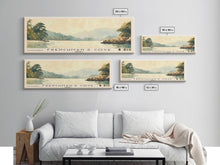 Load image into Gallery viewer, Frenchman’s Cove, Jamaica Watercolor Print, Vacation Gift, Jamaica Wall Art, Beach Painting, Beach Decor, Large Wall Art, Wood Frame Art
