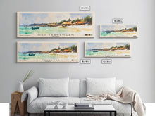 Carregar imagem no visualizador da galeria, Gili Trawangan, Indonesia Watercolor Beach Print, Vacation Gift, Indonesia Wall Art, Framed Canvas Print, Framed Beach Painting
