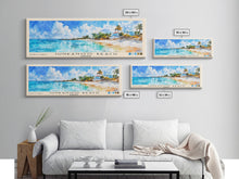 Cargar imagen en el visor de la galería, Junkanoo Beach, Bahamas Watercolor Print, Vacation Gift, Bahamas Wall Art, Beach Painting, Beach Decor, Beach Or Lakehouse Art
