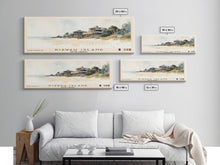 Cargar imagen en el visor de la galería, Kiawah Island, South Carolina Watercolor Print, Vacation Gift, South Carolina Wall Art, Beach Painting, Beach Decor, Large Wall Art, Wood Frame Art
