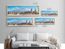 Cargar imagen en el visor de la galería, Catania Italy Travel Print Wall Art, Panoramic City Art, Travel Art, Wall Decor, Vacation Gift, Framed Canvas Print Or Metal Art
