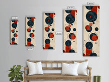 Load image into Gallery viewer, Retro Art Deco Geometric Patterns Wall Art Framed Canvas Print, Scifi / Science Fiction Decor
