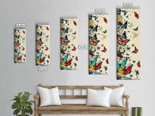 Load image into Gallery viewer, Traditional Sumo Wrestlers Japanese Art Tall Skinny Framed Canvas Print - Ukiyo-e Wall Art
