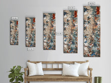 Load image into Gallery viewer, Battle Scene Featuring Warriors in Traditional Japanese Armor Ukiyo-e Art Framed Canvas Print Skinny Tall Art
