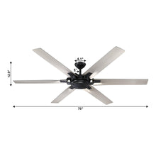 Cargar imagen en el visor de la galería, 70&quot; Madhya Industrial Ceiling Fan with Remote Control
