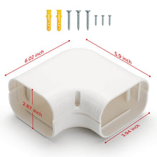 Carregar imagem no visualizador da galeria, 90° Flat Elbow Part, Line Cover Set for Split AC
