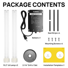 Load image into Gallery viewer, UV72P 72W UV Light Kit for HVAC Duct Cleaning, Direct plug-in (120V)
