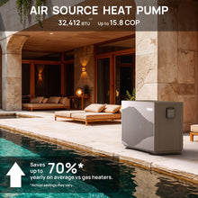 Cargar imagen en el visor de la galería, Beluga Inverter Swimming Pool Heat Pump, 33K/50K/58K/75K BTU
