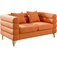 Cargar imagen en el visor de la galería, 3-seater + 2-seater Combination sofa.ORANGE teddy
