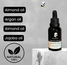 Carregar imagem no visualizador da galeria, Beard Growth Oil Serum for Men All Natural and Organic Bread Grooming Oil For Men Unscented Facial Hair Serum For Beard Gifts Ideas For Him Self Care Products – 30ml
