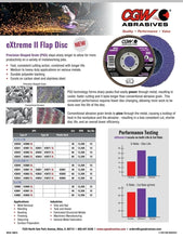 Cargar imagen en el visor de la galería, CGW Abrasives FLAP DISCS ALU

